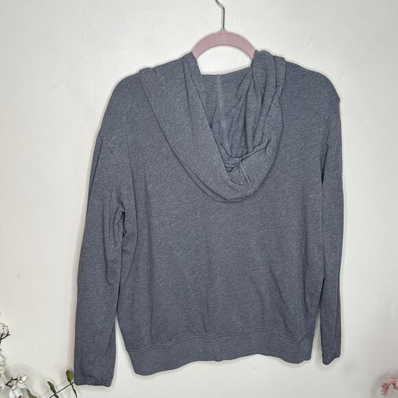 PATAGONIA Organic Cotton French Terry Full Zip Hoodie Heather Gray {XX32} - Picture 3 of 6